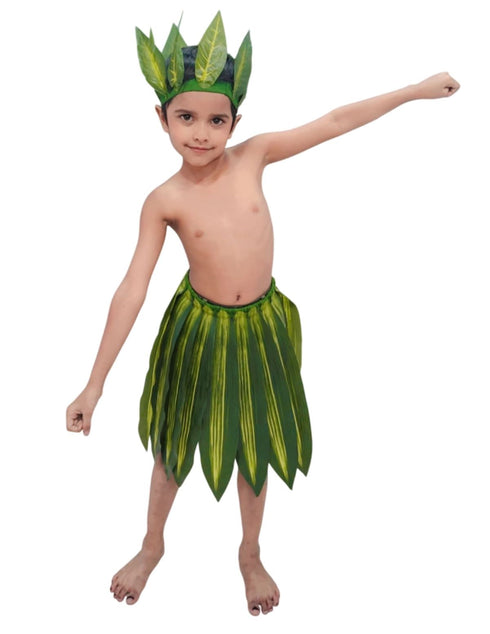 BookMyCostume Tarzan Mowgli Jungle Book Cartoon Character Kids Fancy Dress Costume for Boys